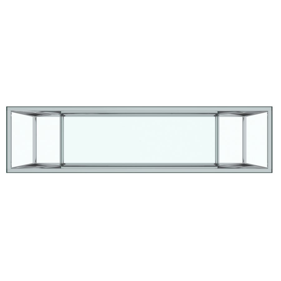 Table console Dragor en argent