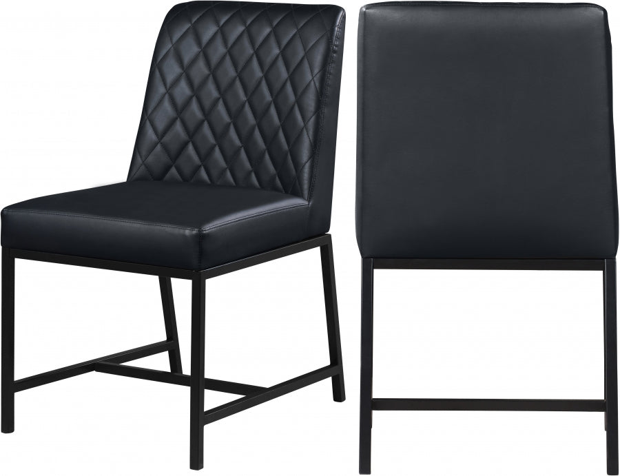 Chaise de salle à manger en similicuir Bryce