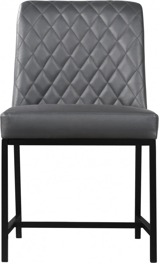 Chaise de salle à manger en similicuir Bryce
