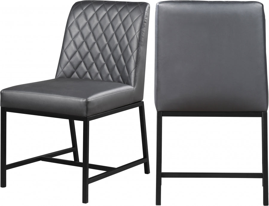 Chaise de salle à manger en similicuir Bryce