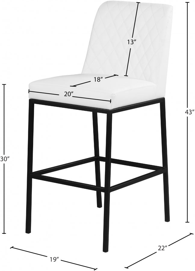 Tabouret de bar en similicuir Bryce