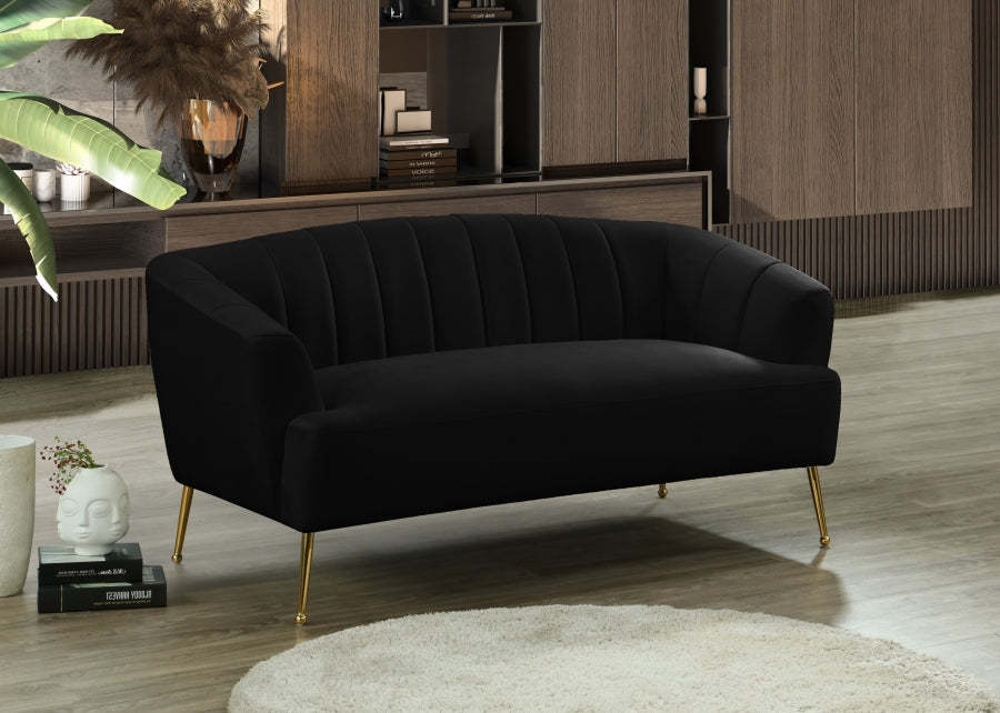 Causeuse en velours Tori 