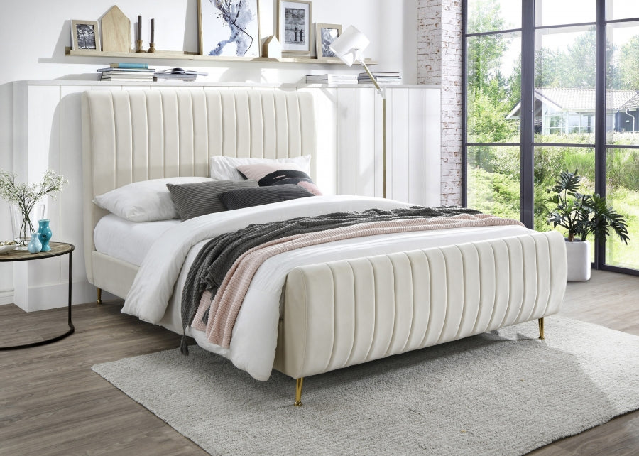 Lit en velours Zara