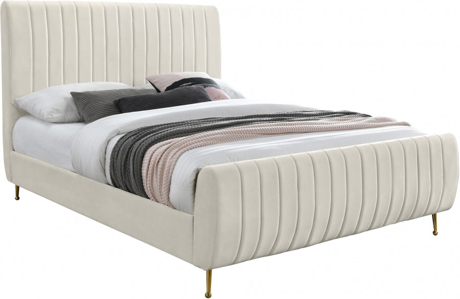 Lit en velours Zara