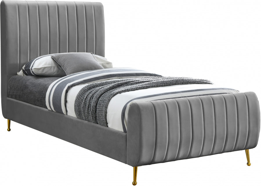 Lit en velours Zara