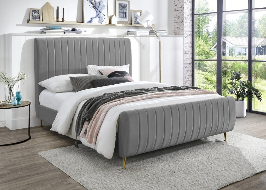Lit en velours Zara
