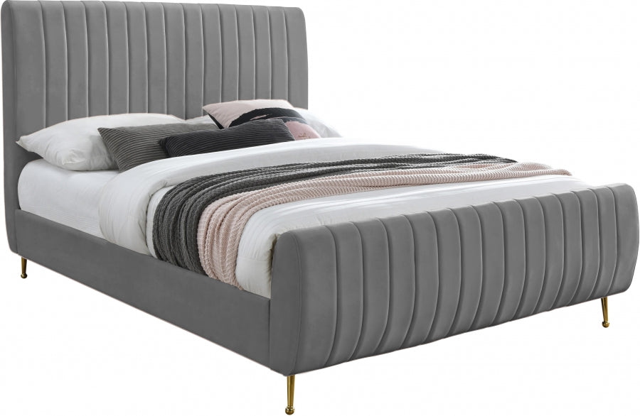 Lit en velours Zara