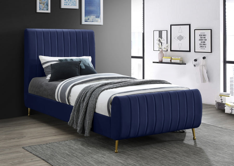 Lit en velours Zara