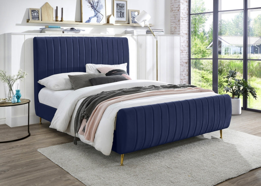 Lit en velours Zara
