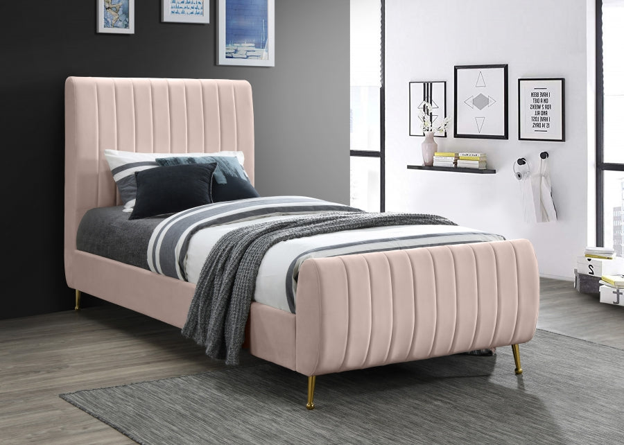 Lit en velours Zara
