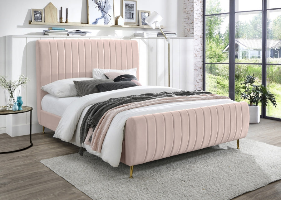 Lit en velours Zara