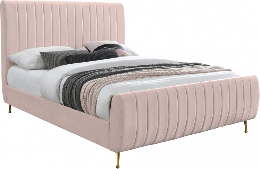 Lit en velours Zara
