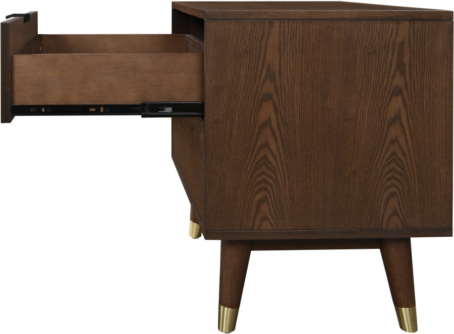 Table de chevet moderne du milieu du siècle Vance