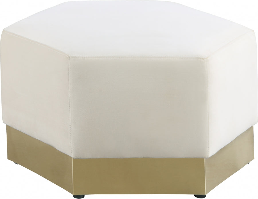 Pouf Marquis en velours 