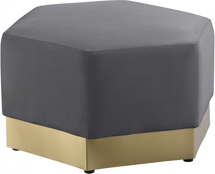 Pouf Marquis en velours 