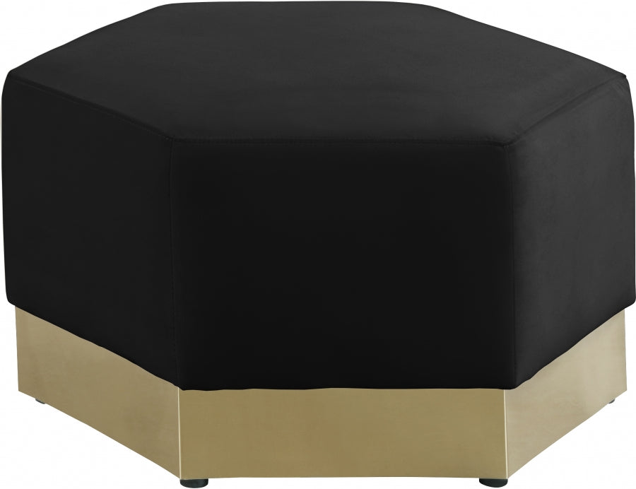 Pouf Marquis en velours 