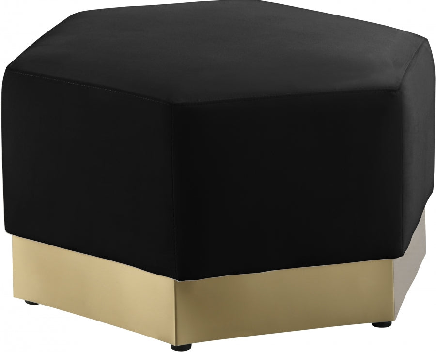 Pouf Marquis en velours 