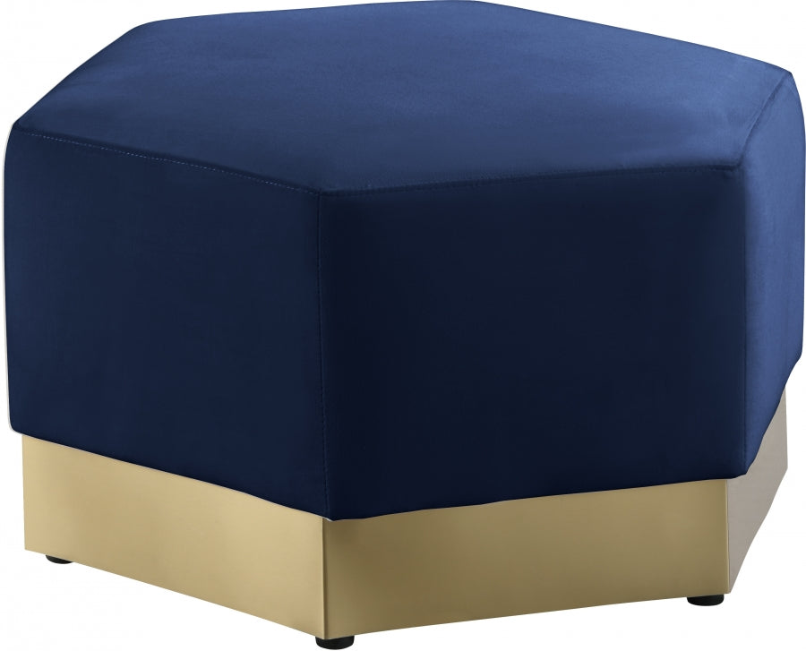 Pouf Marquis en velours 