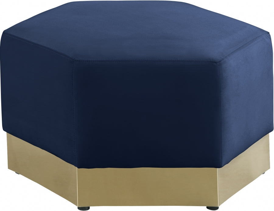 Pouf Marquis en velours 