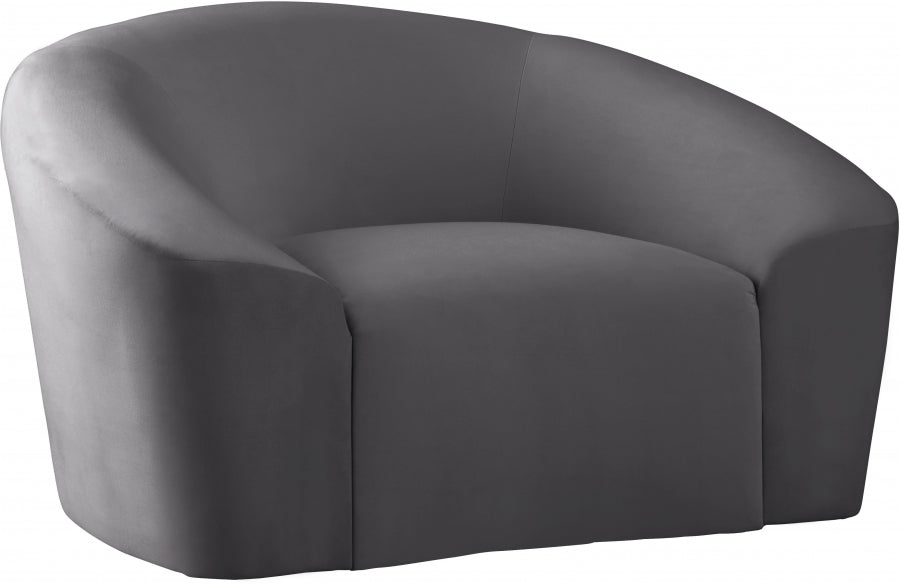 Méridienne en velours Riley