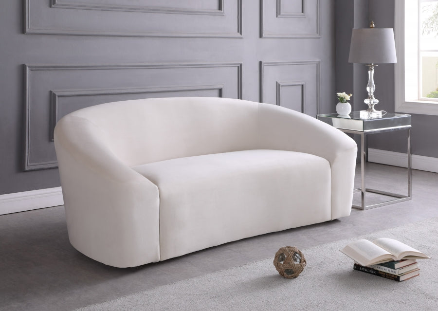 Causeuse en velours Riley 
