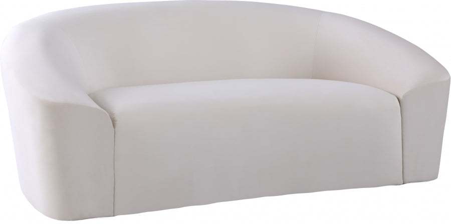 Causeuse en velours Riley 
