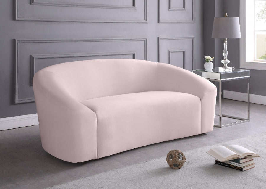 Causeuse en velours Riley 