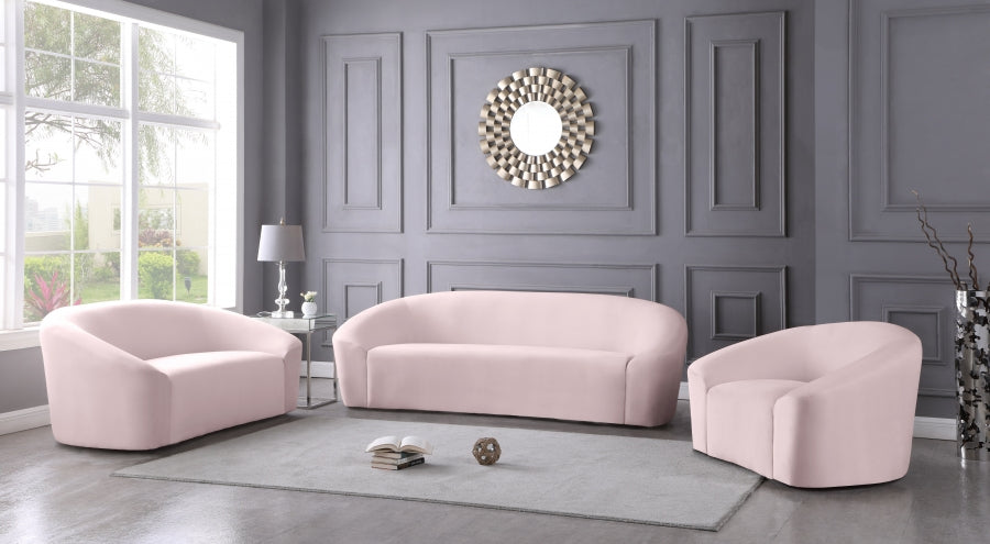 Causeuse en velours Riley 