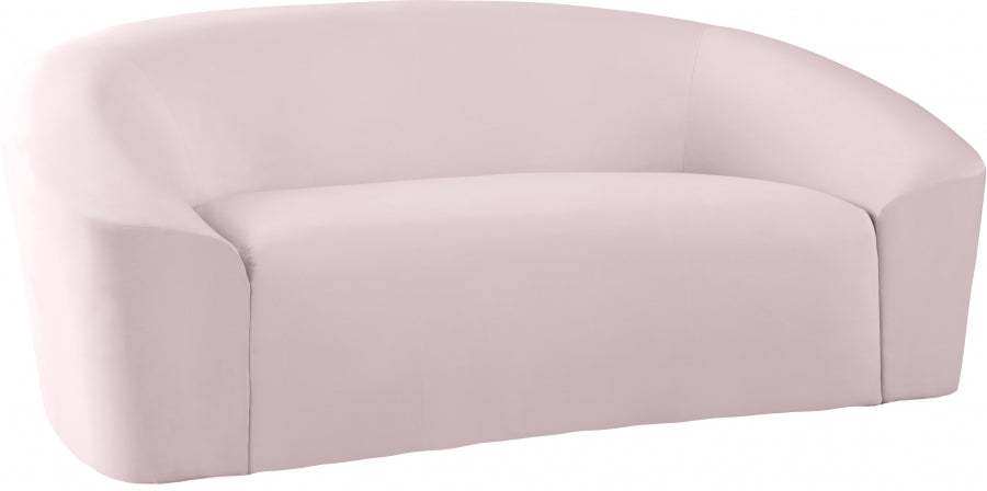 Causeuse en velours Riley 