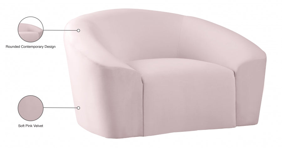 Méridienne en velours Riley