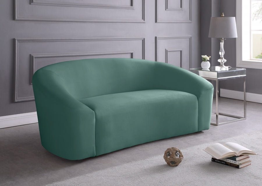 Causeuse en velours Riley 