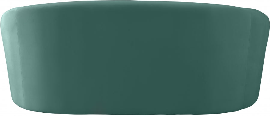 Causeuse en velours Riley 