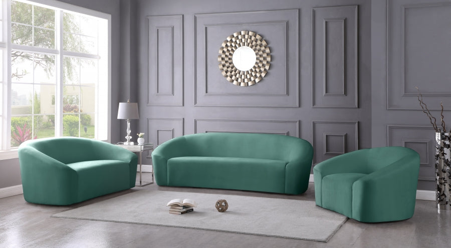 Causeuse en velours Riley 