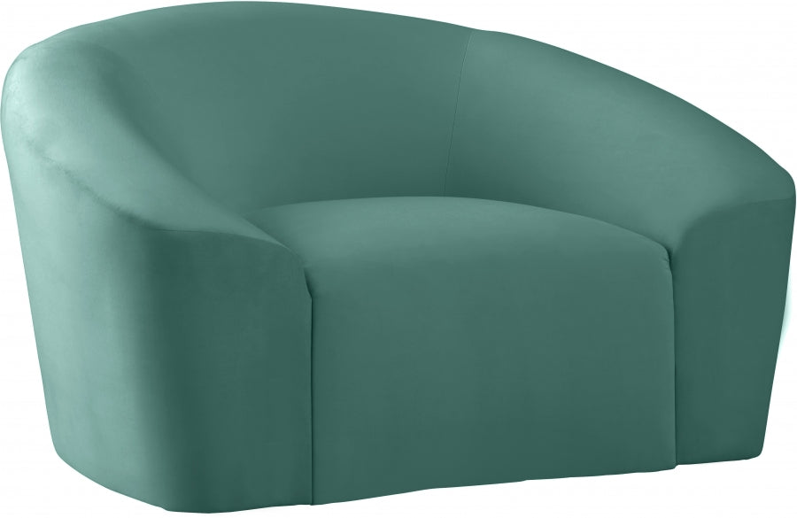Méridienne en velours Riley