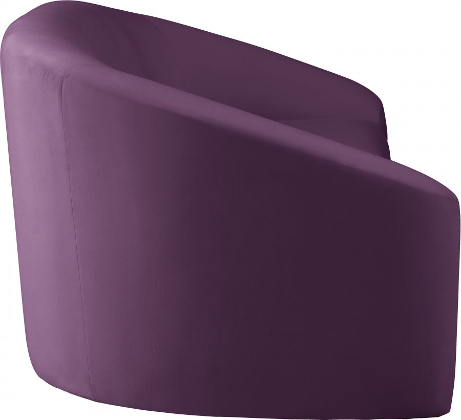 Causeuse en velours Riley 