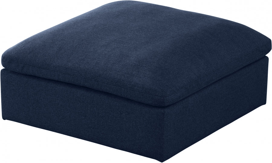 Serene Linen Deluxe Pouf rembourré en duvet modulable confortable comme un nuage 