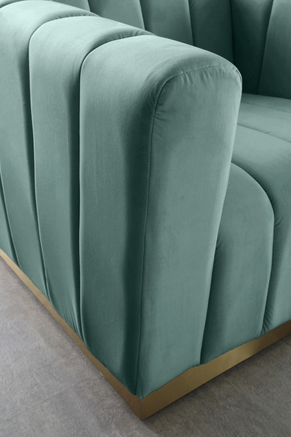 Causeuse en velours Marlon