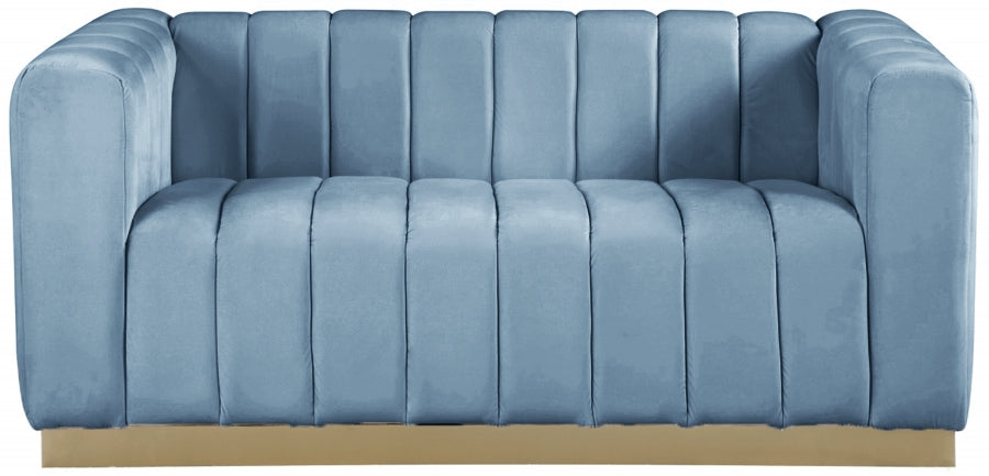 Causeuse en velours Marlon