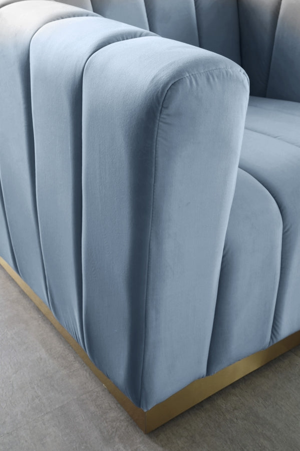 Causeuse en velours Marlon