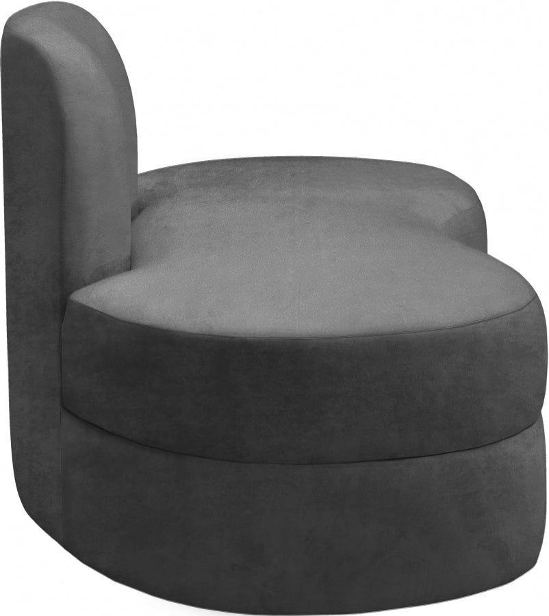Causeuse en velours Mitzy