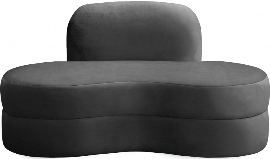 Causeuse en velours Mitzy