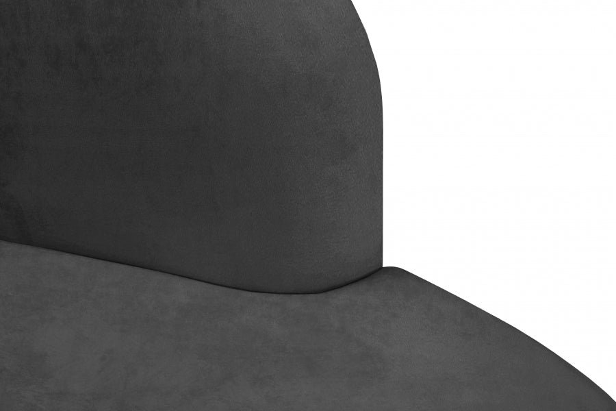 Causeuse en velours Mitzy