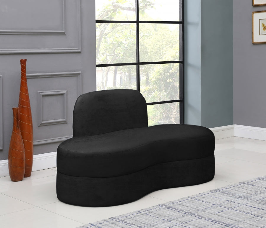 Causeuse en velours Mitzy
