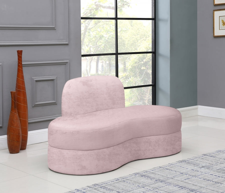 Causeuse en velours Mitzy