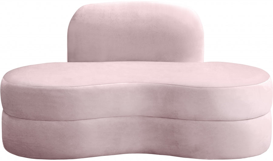 Causeuse en velours Mitzy