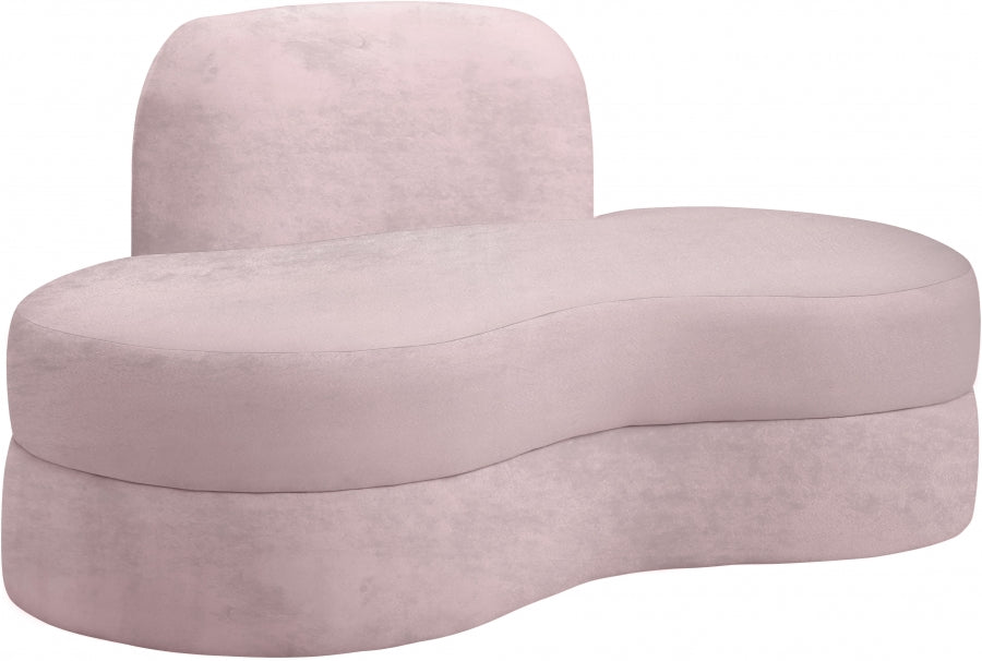 Causeuse en velours Mitzy