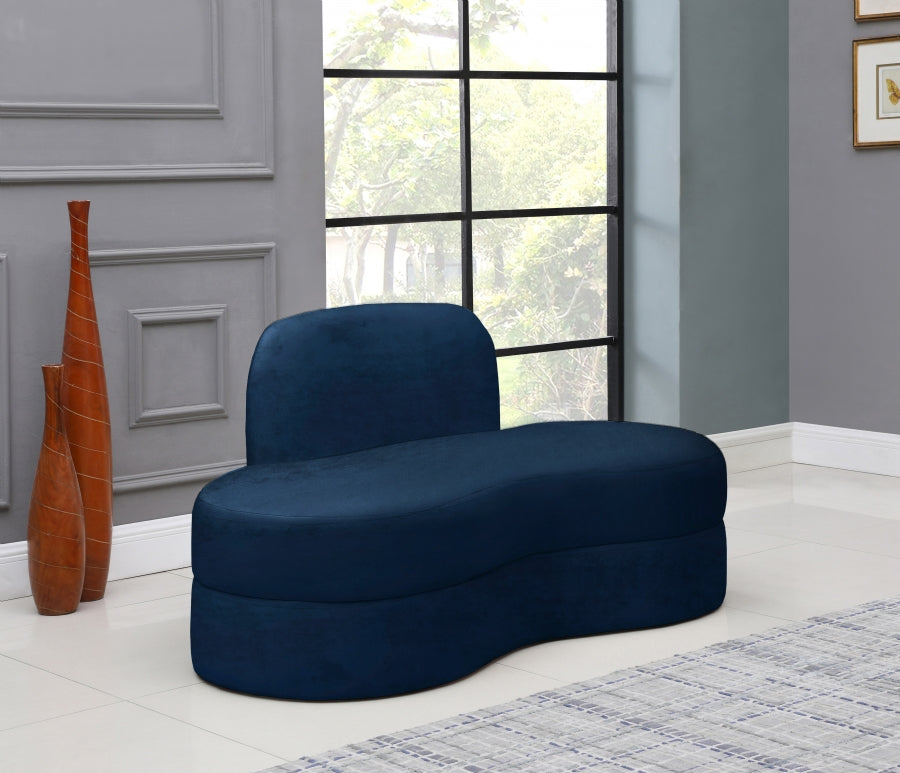 Causeuse en velours Mitzy