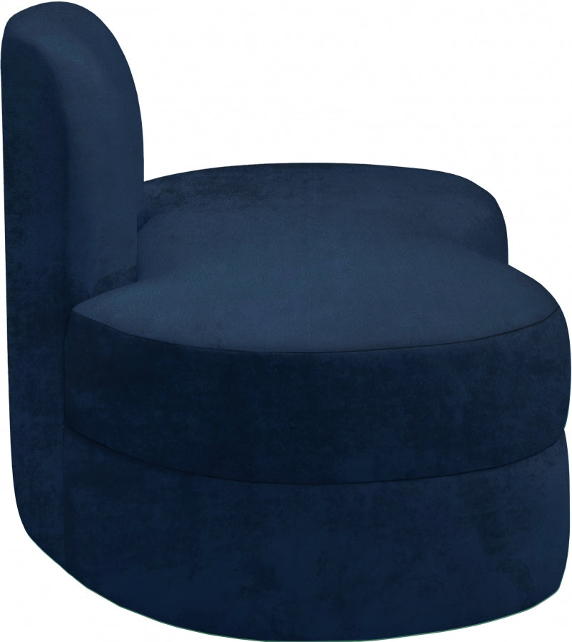 Causeuse en velours Mitzy