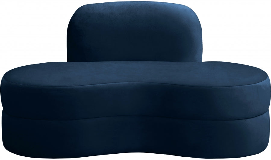 Causeuse en velours Mitzy