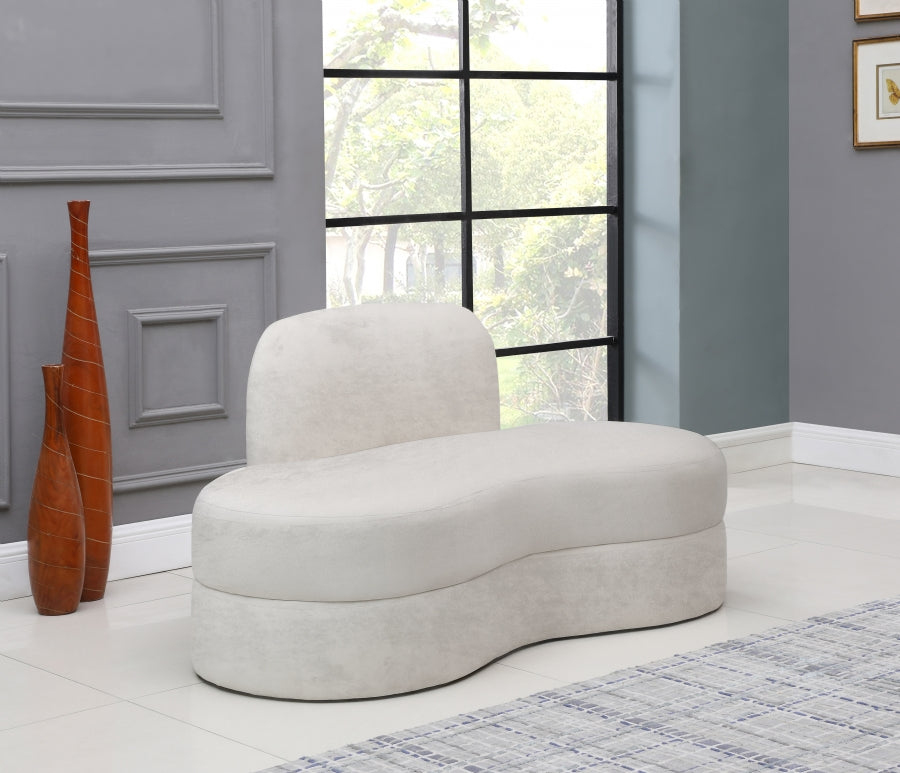 Causeuse en velours Mitzy